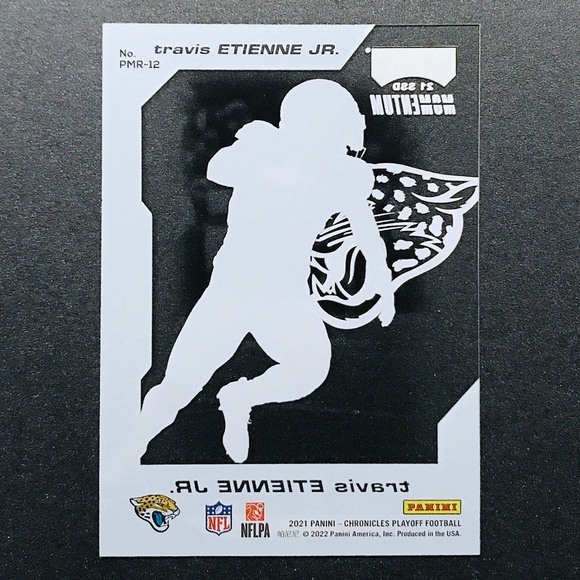 Travis Etienne Jr. RC - 2021 Panini Chronicles Playoff Momentum Rookies #PMR-12 - Picture 2 of 2